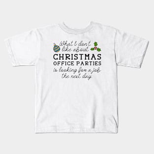 Christmas Office Parties Kids T-Shirt